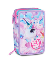 Carica l'immagine nel visualizzatore di Gallery, Seven Astuccio 3 ZIP - LED UNICORN GIRL